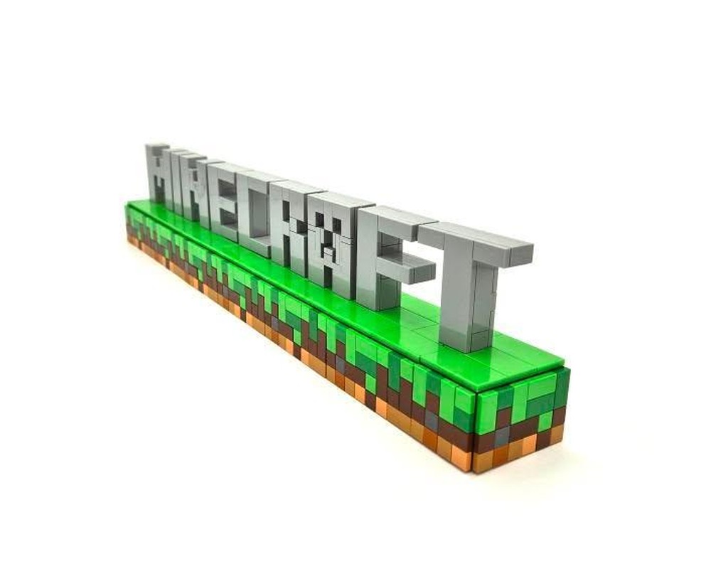 LEGO Minecraft Logo MOC - 766pcs NEW
