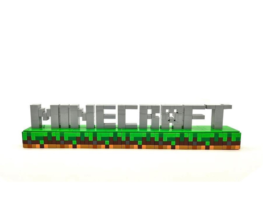 LEGO Minecraft Logo MOC - 766pcs NEW