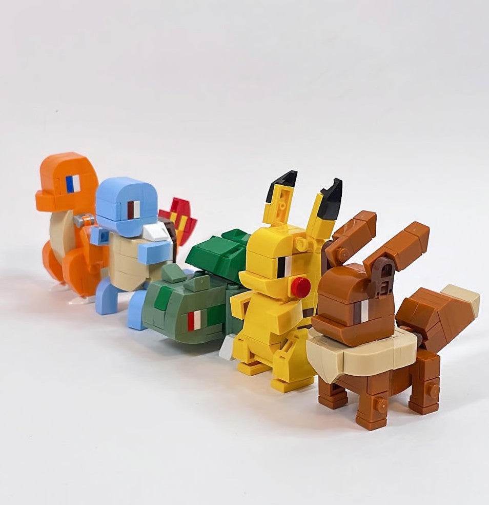Kanto Starters MOC - Pokemon - 350pcs